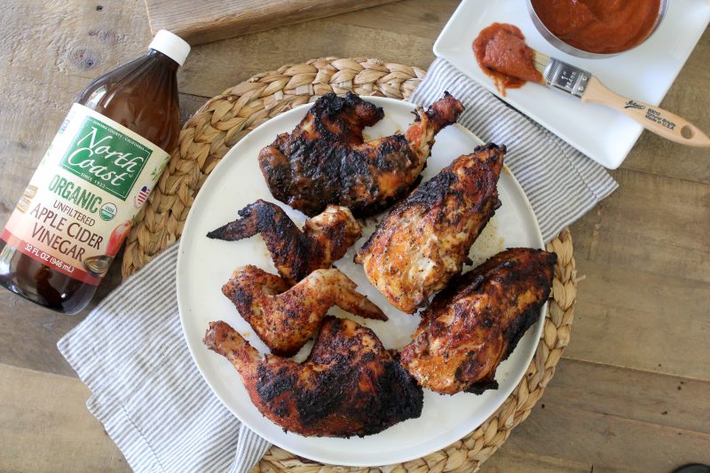 Apple Brined BBQ Chicken