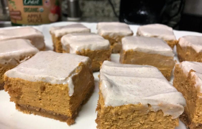 Pumpkin Cheesecake Bar Recipe