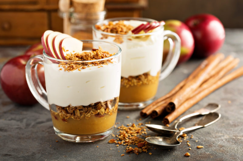 apple sauce parfait recipe