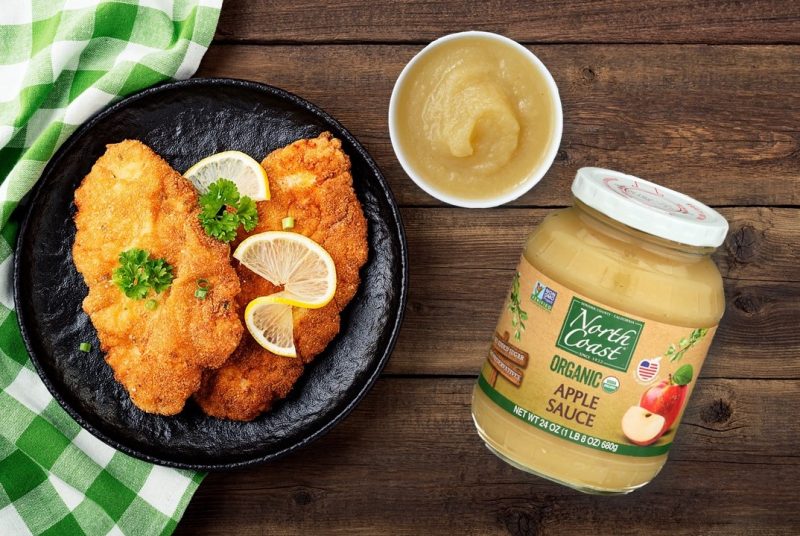 Pork Schnitzel with Apple Sauce Recipe