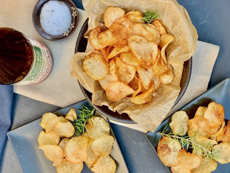 Homemade Salt and Vinegar Potato Chip Recipe