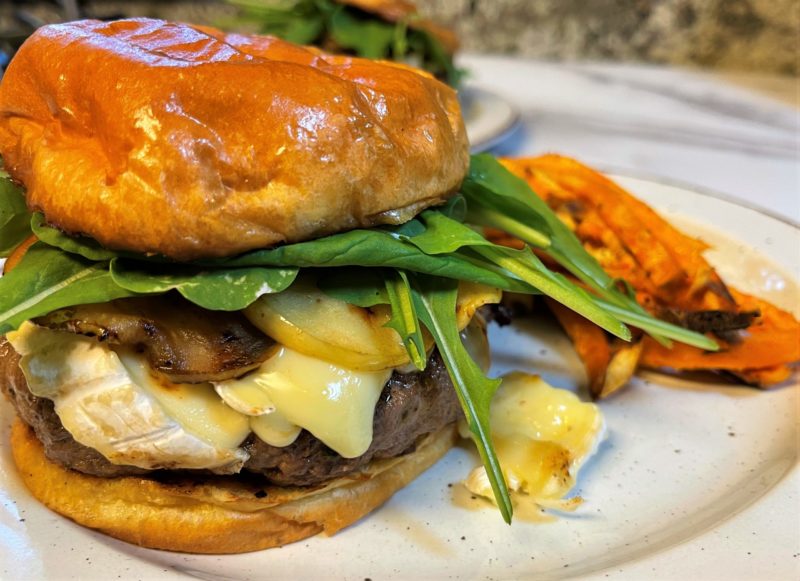 Apple Brie Burger